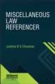 Miscellaneous Law Referencer - Mahavir Law House(MLH)